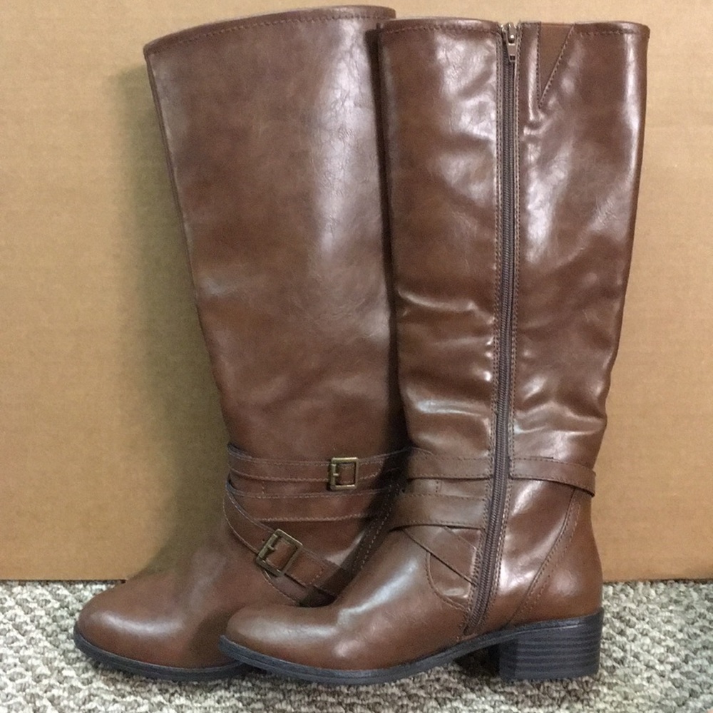 Brown Leather Boots